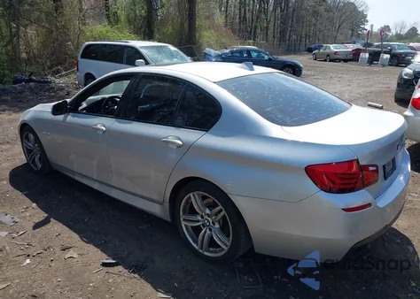 2013 BMW 528I из США, поврежденный, VIN WBAXG5C56DD233049